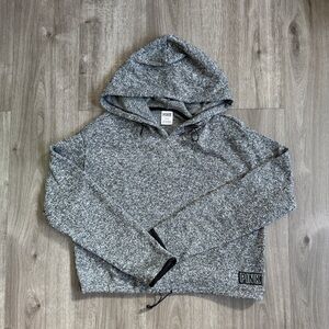 Women’s Grey and black Victoria's Secret PINK hoodie size Medium - like new